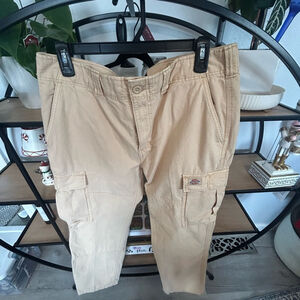 Dickies Beige Casual Pants womans cargo
